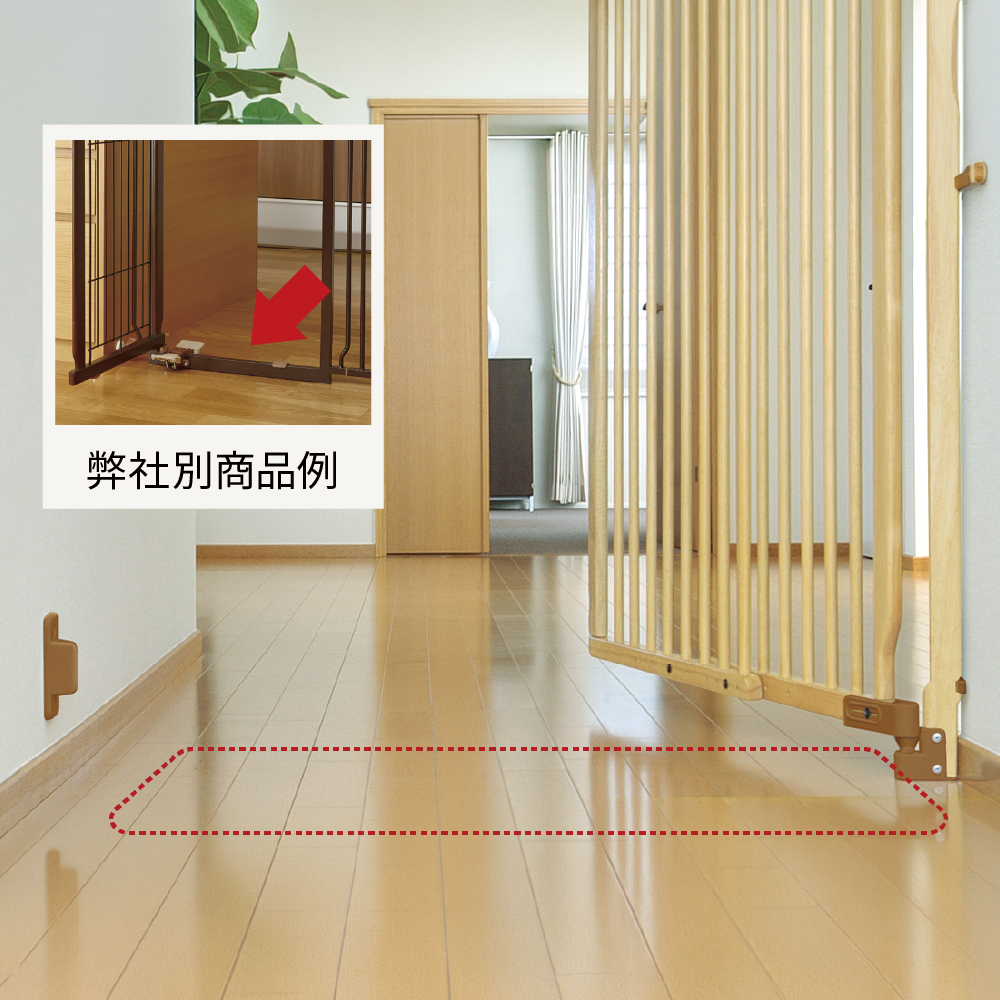 階段の上でも使える木のバリアフリーゲート | リッチェル公式ウェブ