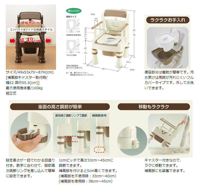 特別オファー リッチェル 樹脂製ポータブルトイレ ポータブルトイレ