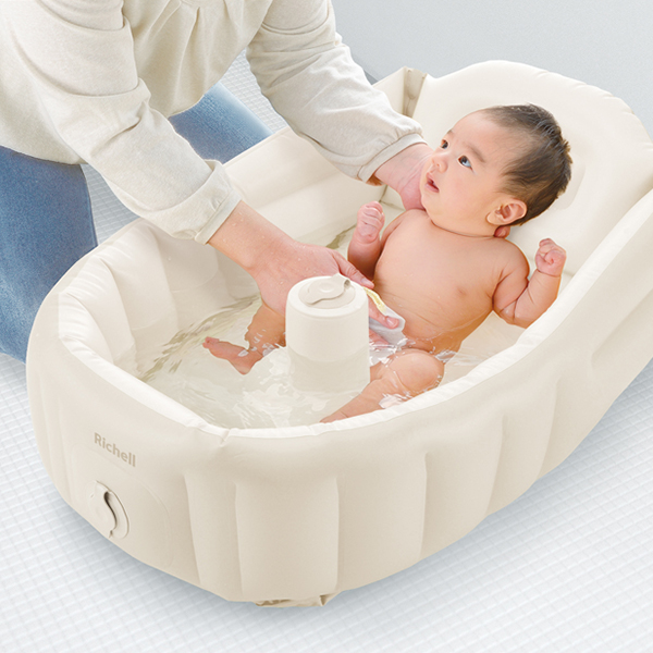 ふかふか ベビーバスプラスK | リッチェル公式ウェブショップ 