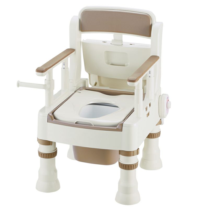 新品未使用】リッチェル 介護用便器トイレ暖房便座+トイレビニール付 