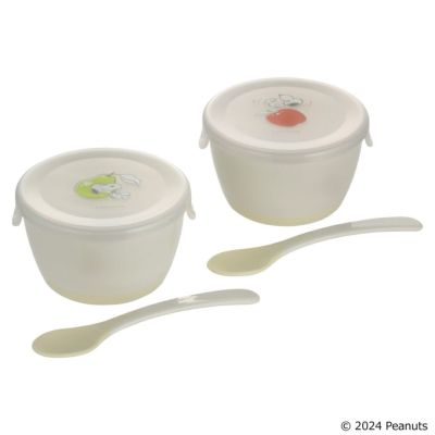 ピーナッツ コレクション 離乳食小分けカップセット(フタ・スプーン付)FS