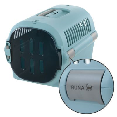 ペット用キャリー ダブルドア Mサイズ (ブルー） キャンピングキャリー